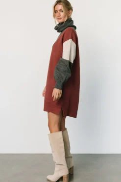 Best Baltic Born Diego Sweater Dress | Charcoal Multi