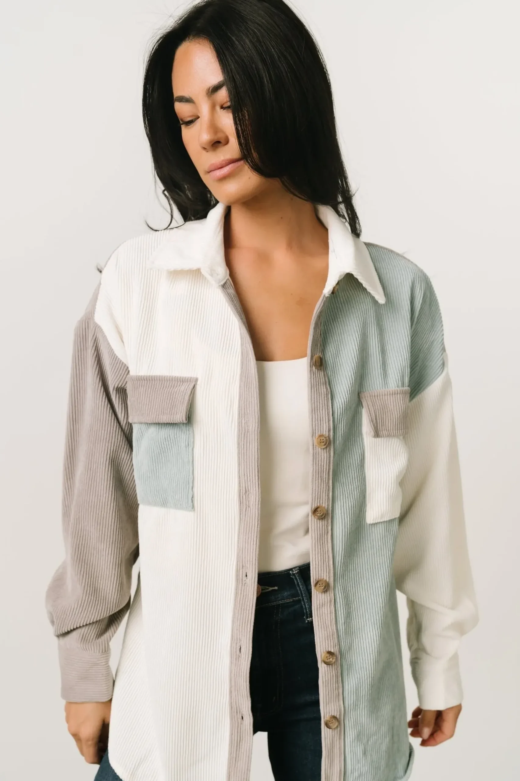 Discount Baltic Born Dillon Shacket | Sage Multi