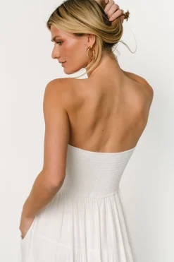 Hot Baltic Born Domenica Strapless Maxi Dress | Off White