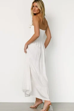Hot Baltic Born Domenica Strapless Maxi Dress | Off White