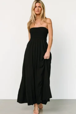 New Baltic Born Domenica Strapless Maxi Dress | Black