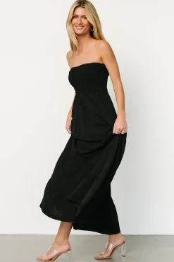 New Baltic Born Domenica Strapless Maxi Dress | Black