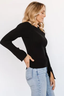 New Baltic Born Dominic Sweater Top | Black