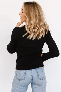 New Baltic Born Dominic Sweater Top | Black