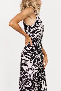 Sale Baltic Born Duncan Sleeveless Jumpsuit | Black + Cream