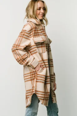 Fashion Baltic Born Durango Plaid Shacket | Oatmeal + Mocha