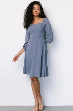 Discount Baltic Born Elise Short Dress | Whisper Blue
