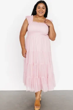 Clearance Baltic Born Emma Smocked Tulle Dress | Mauve