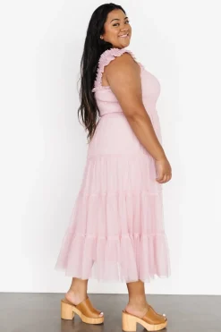 Clearance Baltic Born Emma Smocked Tulle Dress | Mauve