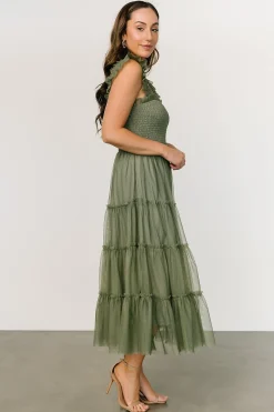 Fashion Baltic Born Emma Smocked Tulle Dress | Sage