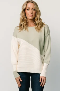 Hot Baltic Born Emmy Sweater | Sage + Cream