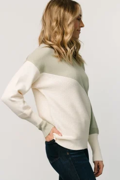 Hot Baltic Born Emmy Sweater | Sage + Cream