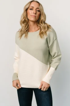 Hot Baltic Born Emmy Sweater | Sage + Cream