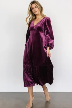 Fashion Baltic Born Erika Velvet Maxi Dress | Sugar Plum