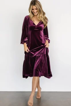 Fashion Baltic Born Erika Velvet Maxi Dress | Sugar Plum