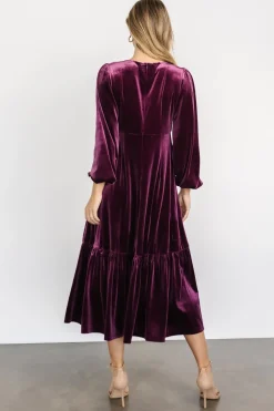 Fashion Baltic Born Erika Velvet Maxi Dress | Sugar Plum