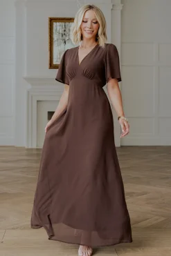 Sale Baltic Born Esti Maxi Dress | Espresso