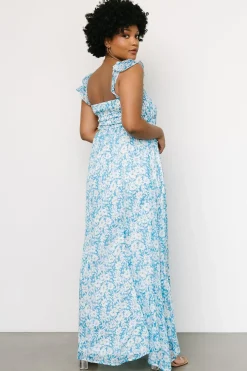 Sale Baltic Born Evanthe Maxi Dress | Blue + White Floral