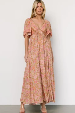Clearance Baltic Born Evanthia Maxi Dress | Vintage Blush Print