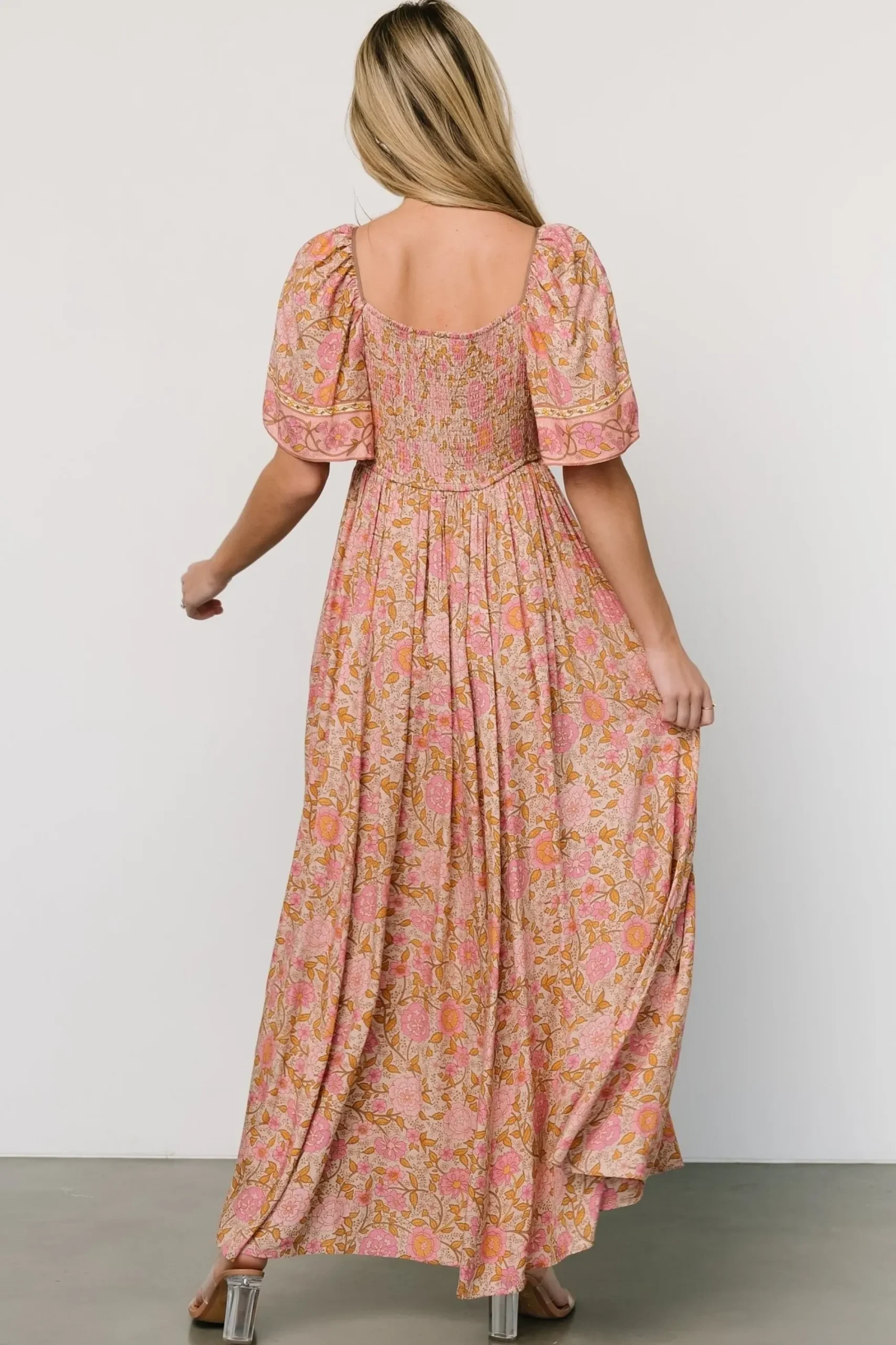 Clearance Baltic Born Evanthia Maxi Dress | Vintage Blush Print