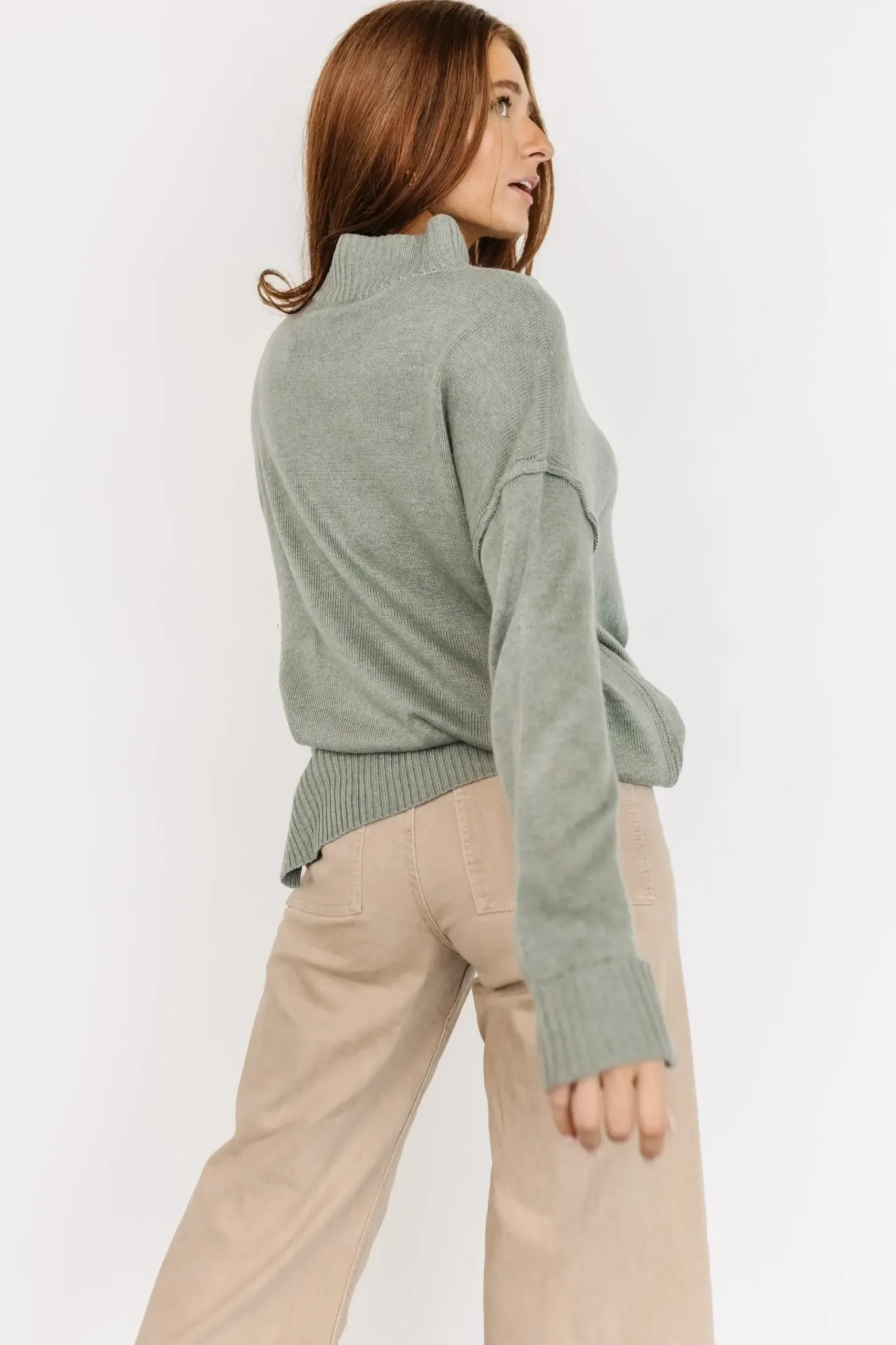 Outlet Baltic Born Evermore Knit Sweater | Sage