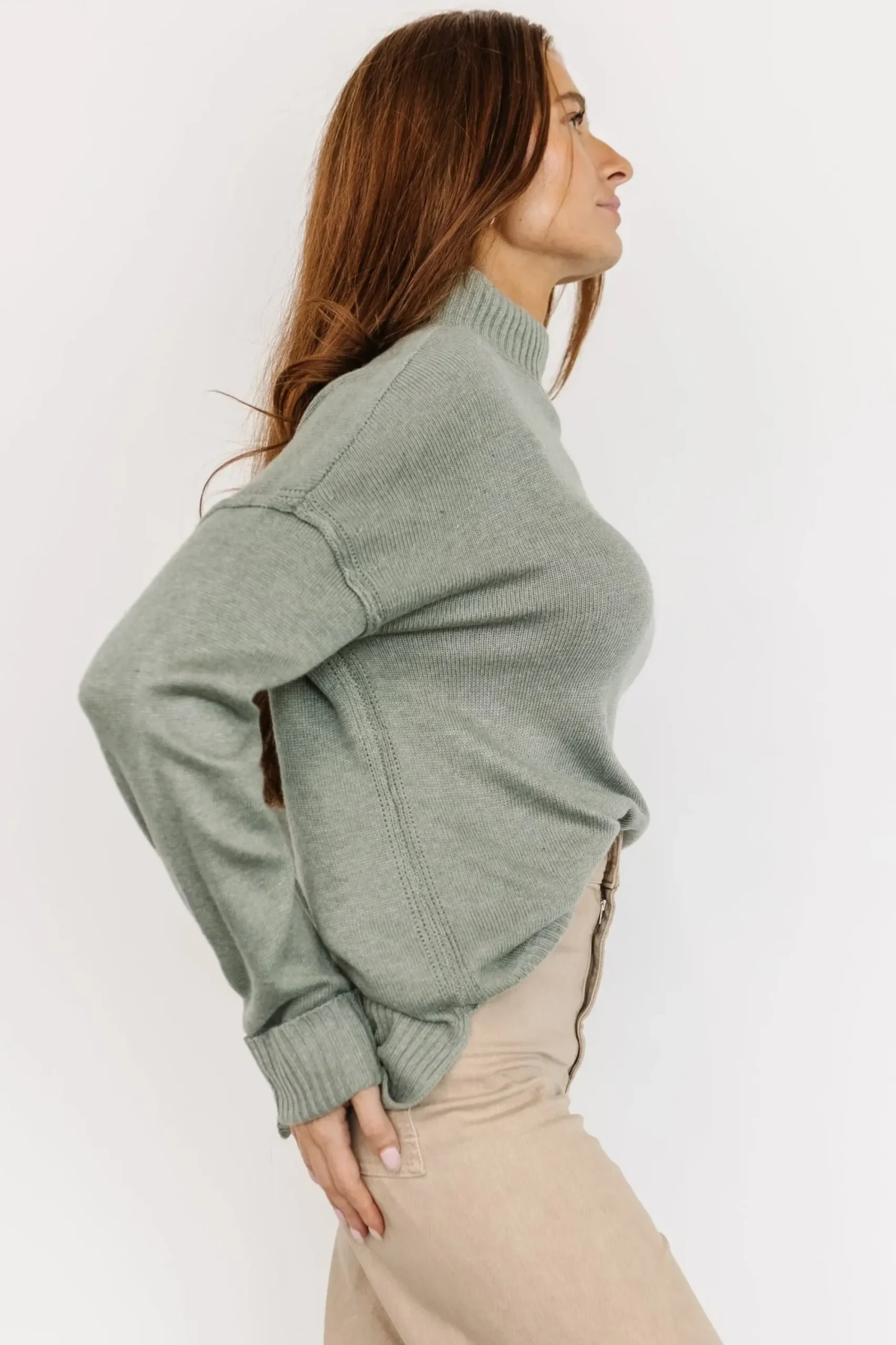 Outlet Baltic Born Evermore Knit Sweater | Sage