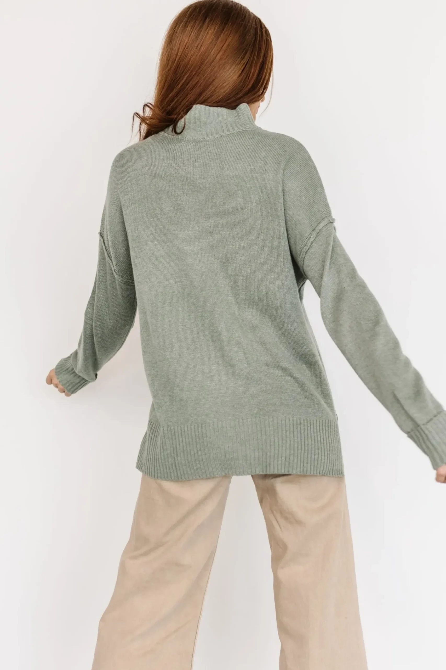 Outlet Baltic Born Evermore Knit Sweater | Sage