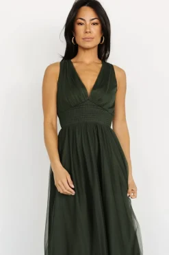 Clearance Baltic Born Fabric Swatch - Kamila Tulle | Espresso