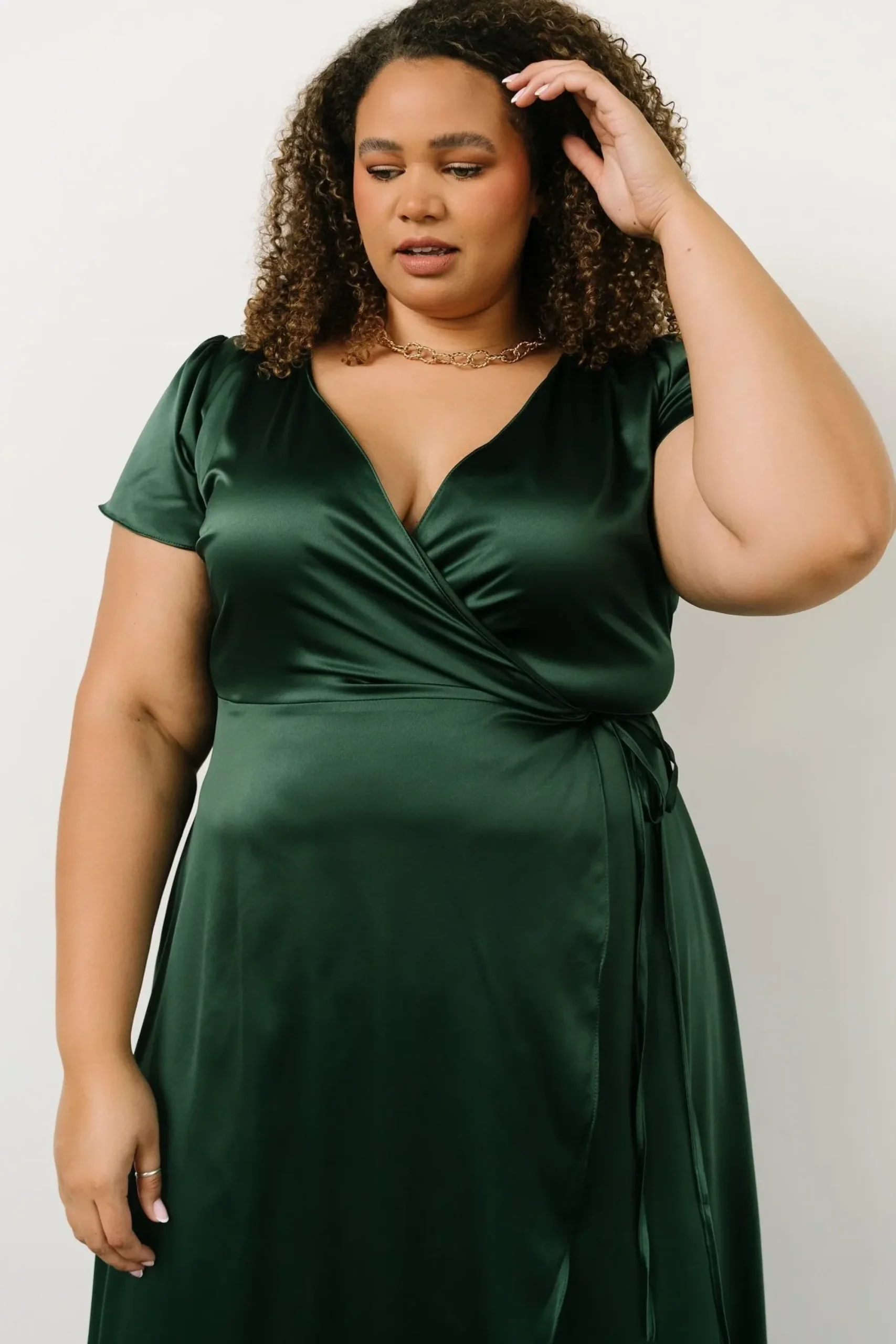 Outlet Baltic Born Fabric Swatch - Krystal Satin | Champagne