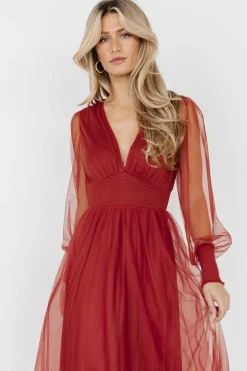 Hot Baltic Born Fabric Swatch - Layla Tulle | Whisper Blue