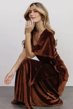 Outlet Baltic Born Fabric Swatch - Meghan Velvet | Golden Hour