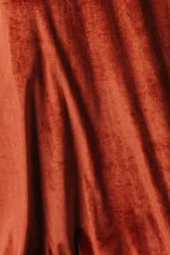 Best Baltic Born Fabric Swatch - Meghan Velvet | Terracotta