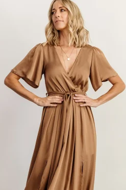 New Baltic Born Fabric Swatch - Sicily Satin | Mocha