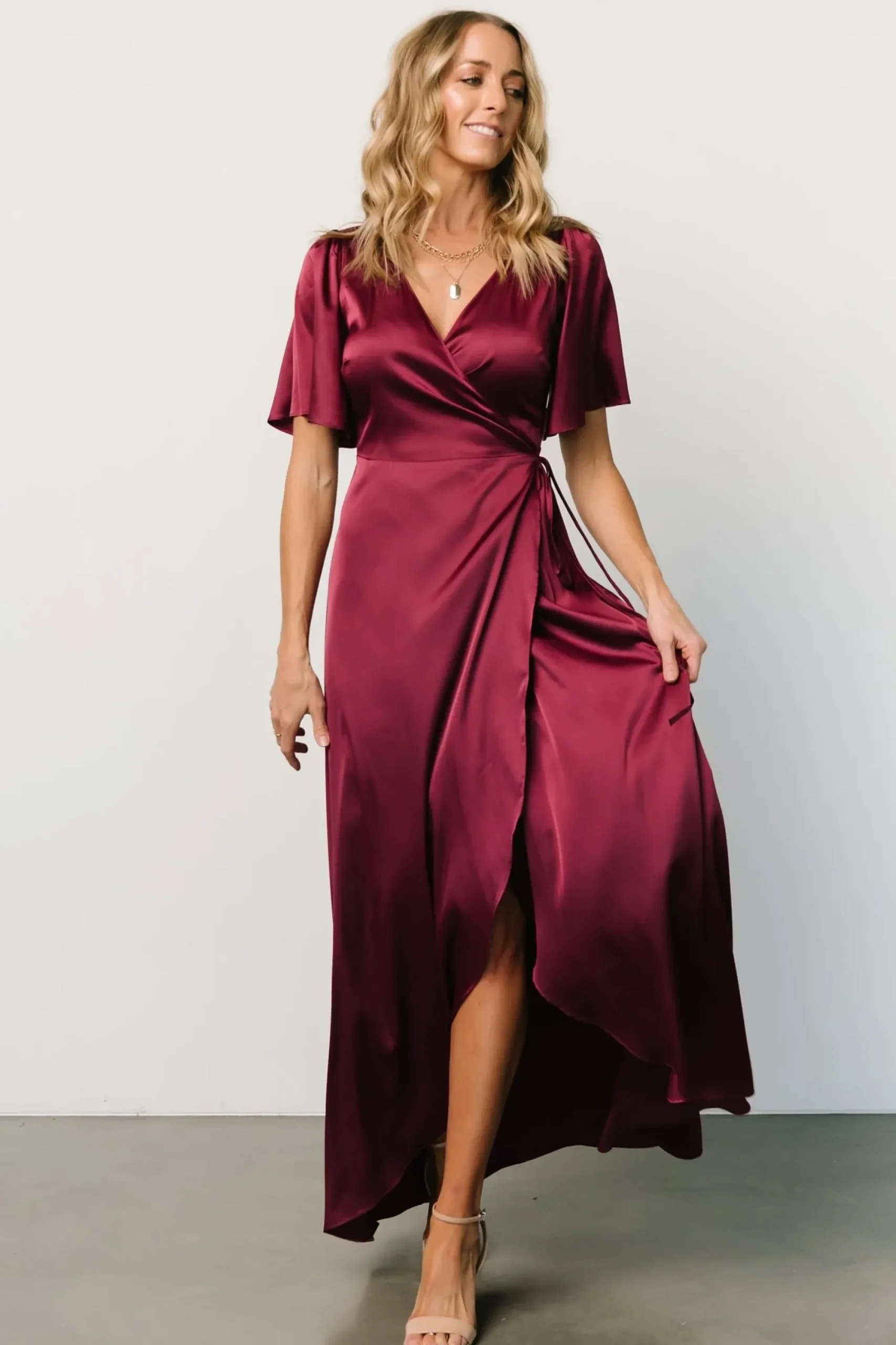 Clearance Baltic Born Fabric Swatch - Vara Satin | Mulberry