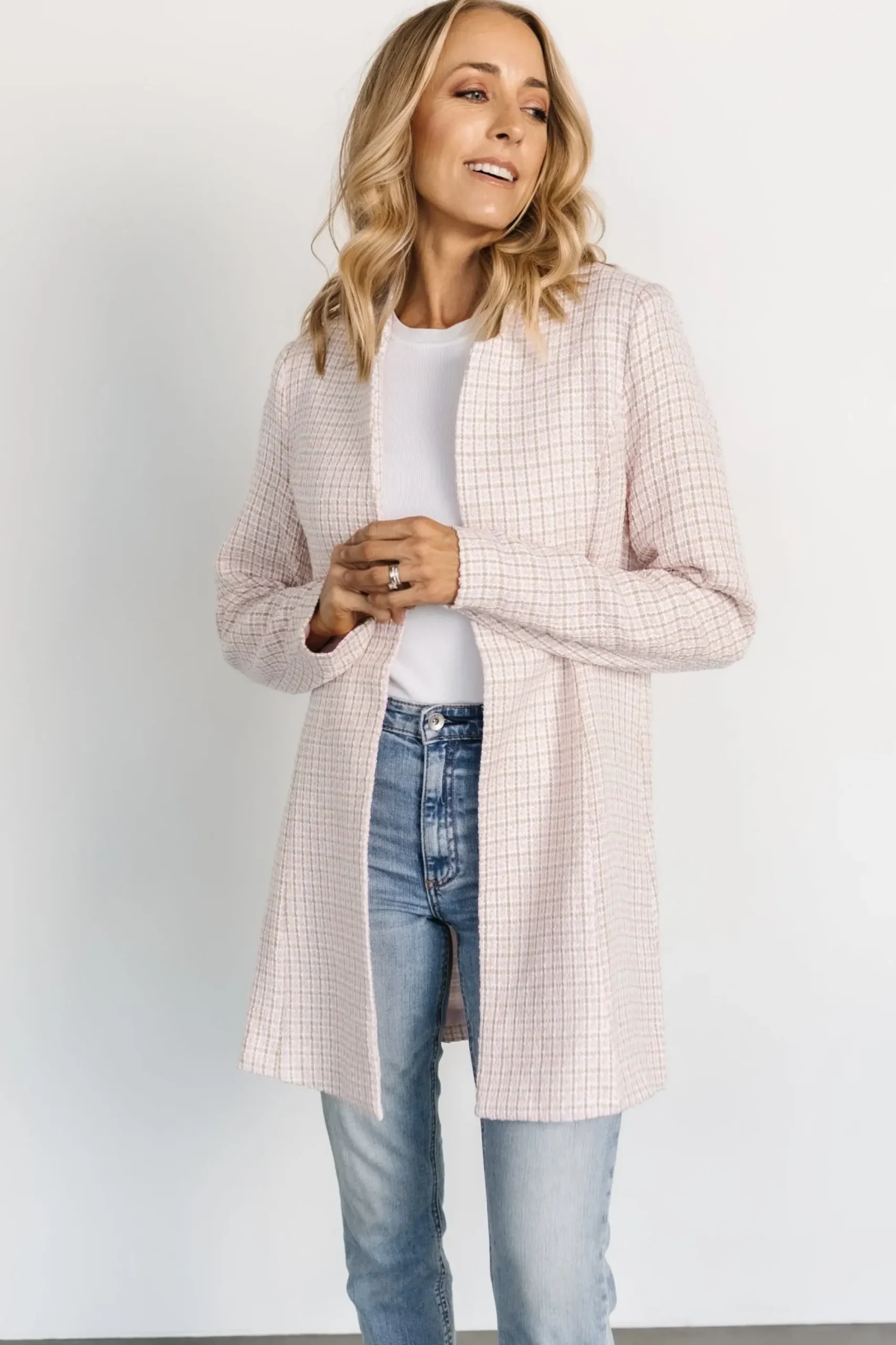 Online Baltic Born Fanny Plaid Jacket | Pink