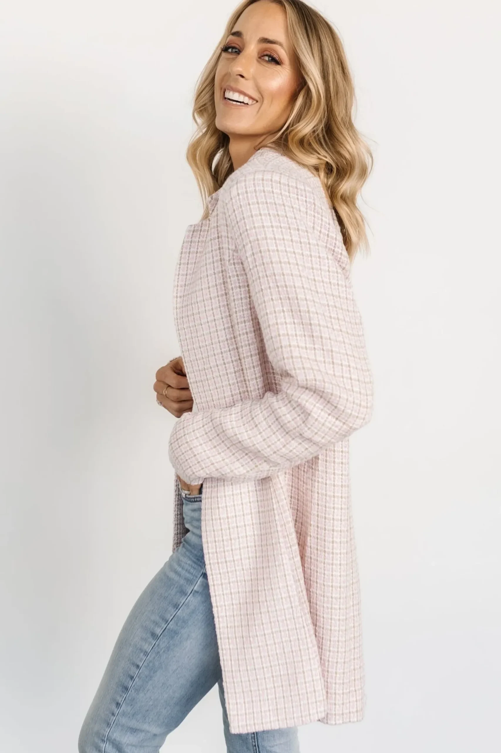 Online Baltic Born Fanny Plaid Jacket | Pink