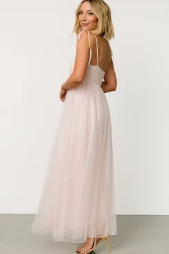 Outlet Baltic Born Fiona Tulle Maxi Dress | Pale Blush