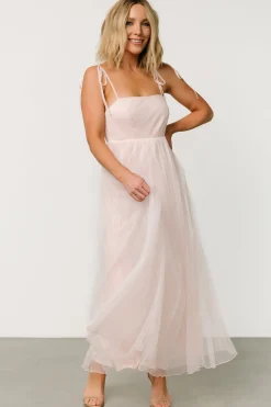 Outlet Baltic Born Fiona Tulle Maxi Dress | Pale Blush