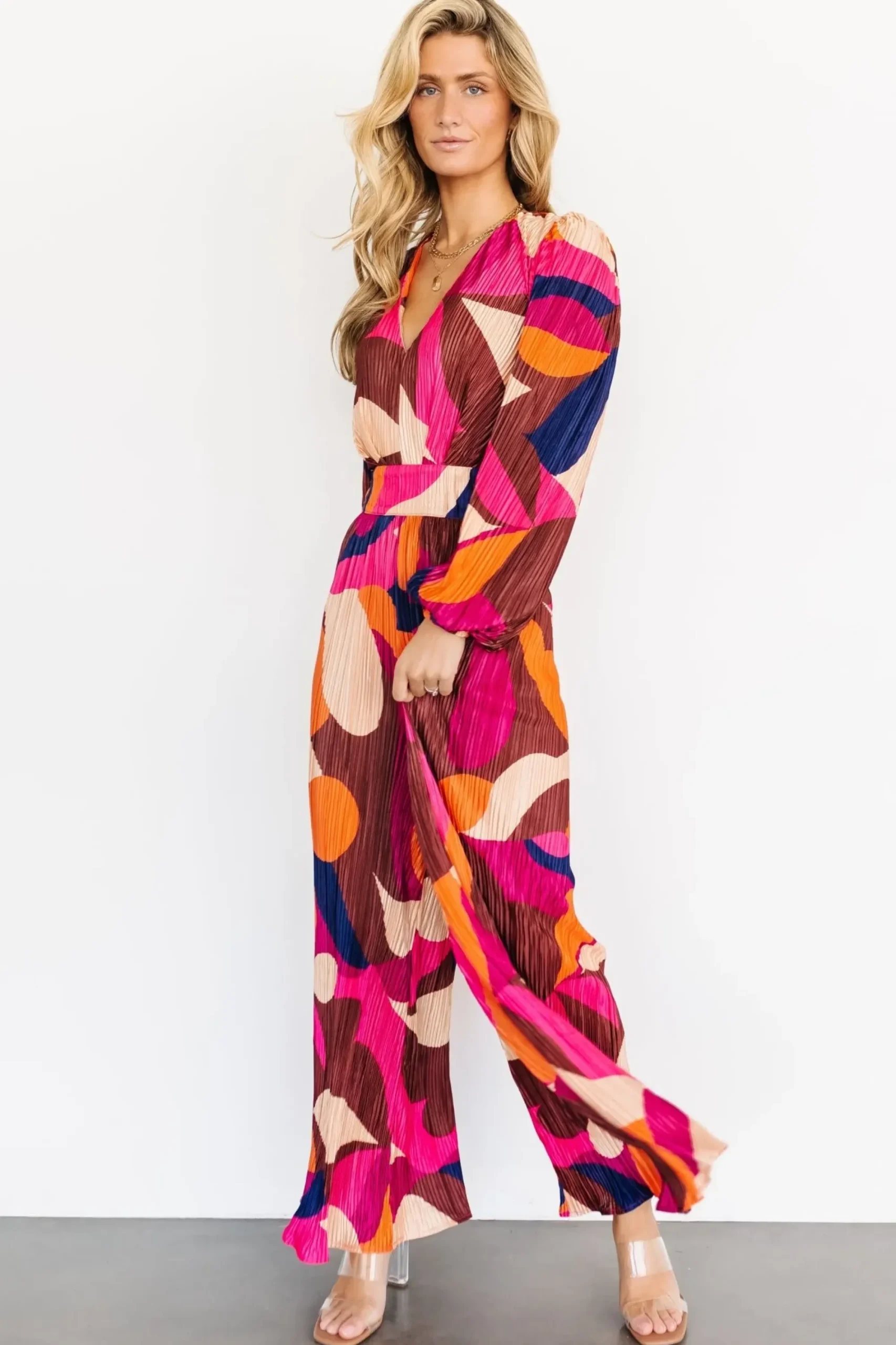 Outlet Baltic Born Fran Pleated Jumpsuit | Multi