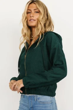 Clearance Baltic Born Frankie Zip Jacket | Dark Green