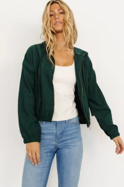 Clearance Baltic Born Frankie Zip Jacket | Dark Green