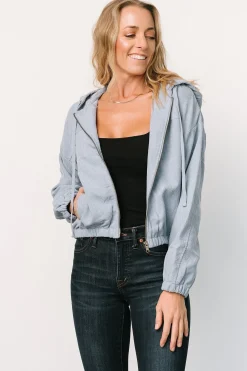 Clearance Baltic Born Frankie Zip Jacket | Dusty Blue