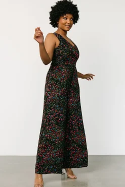 New Baltic Born Frazier Jumpsuit | Black Multi Floral
