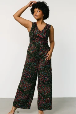 New Baltic Born Frazier Jumpsuit | Black Multi Floral