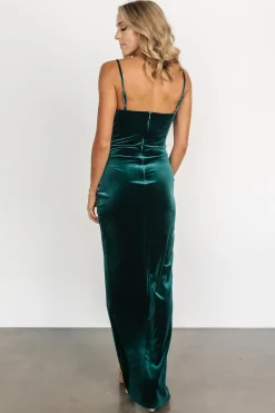 Best Baltic Born Gaia Velvet Gown | Emerald