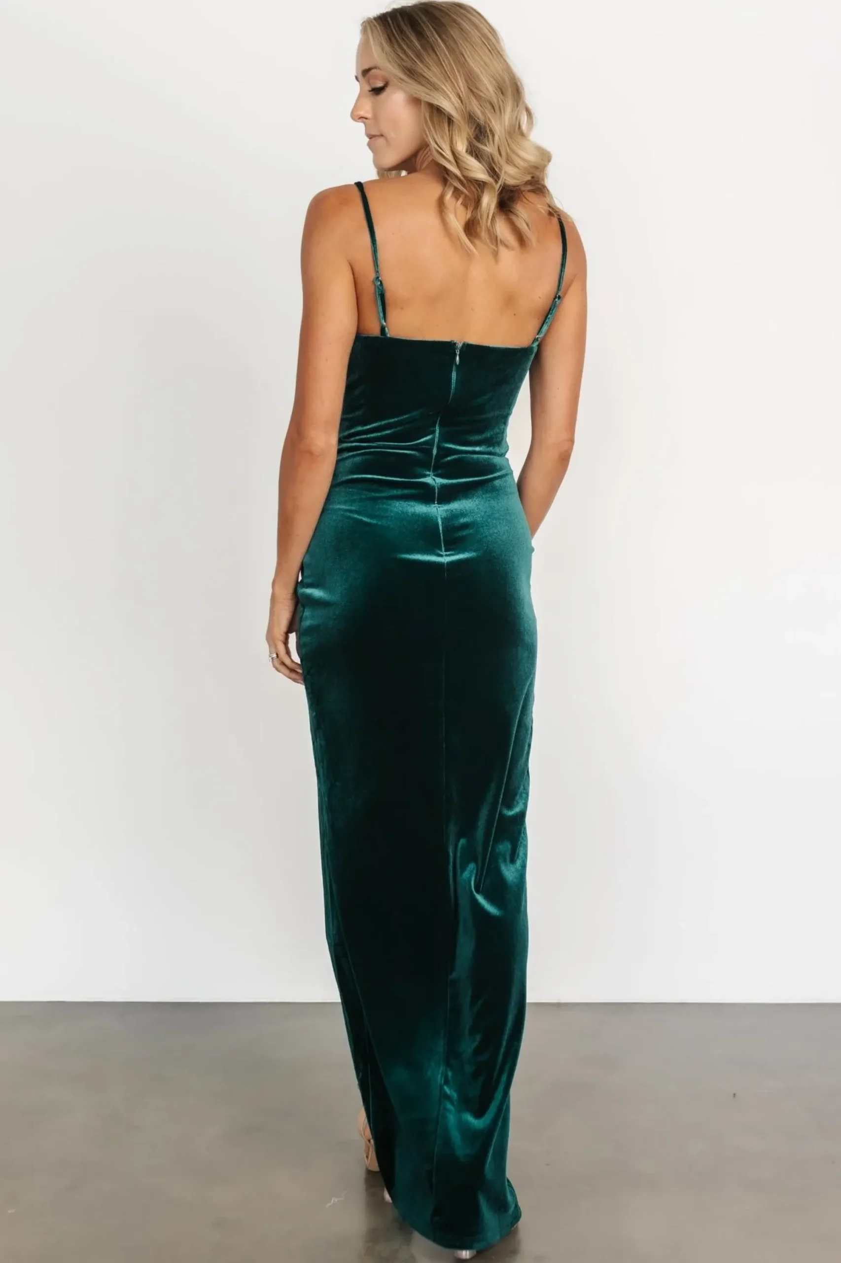 Best Baltic Born Gaia Velvet Gown | Emerald