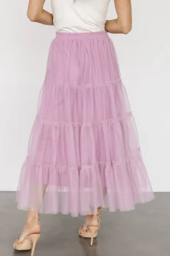Discount Baltic Born Galena Tulle Skirt | Dusty Orchid