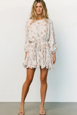 Sale Baltic Born Galia Mini Dress | Beige Floral