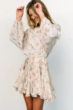 Sale Baltic Born Galia Mini Dress | Beige Floral