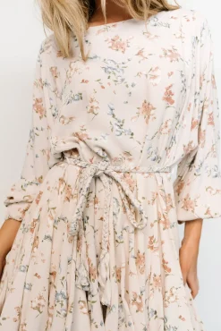 Sale Baltic Born Galia Mini Dress | Beige Floral